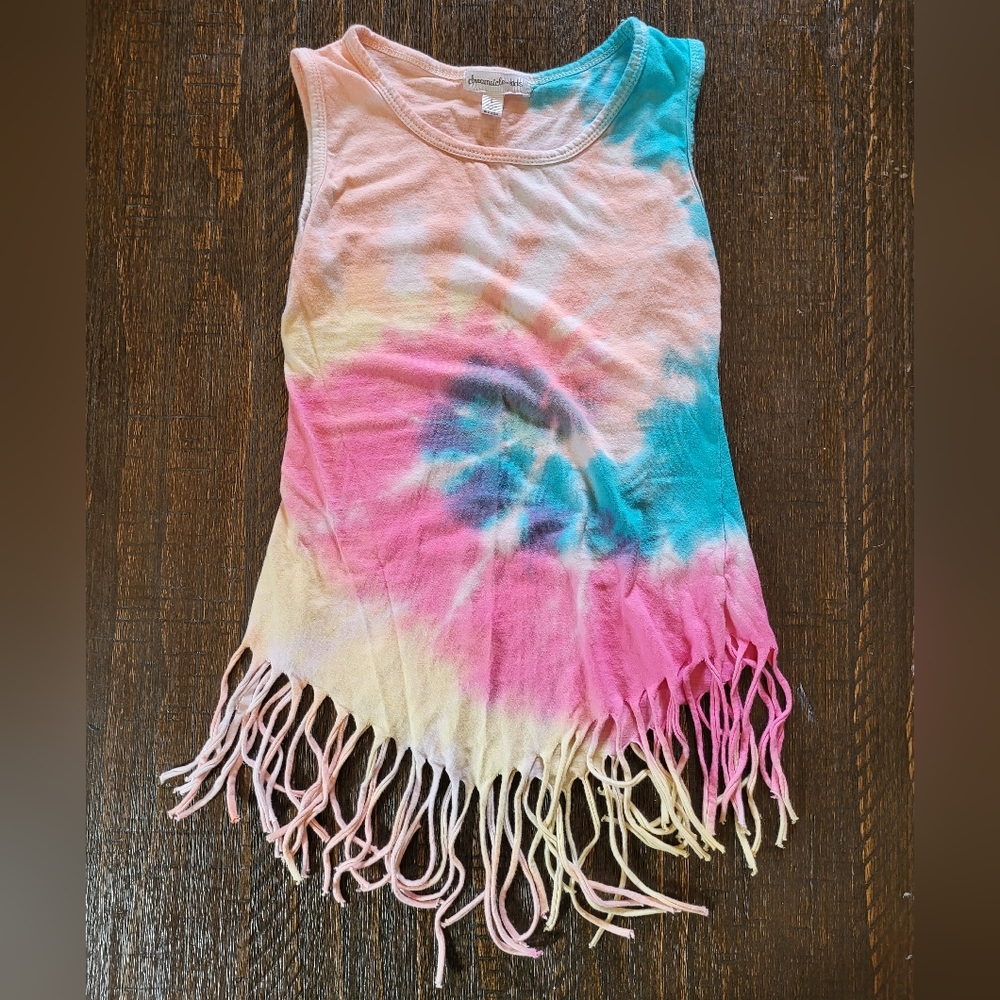 Girl's tie dye tank top SZ L